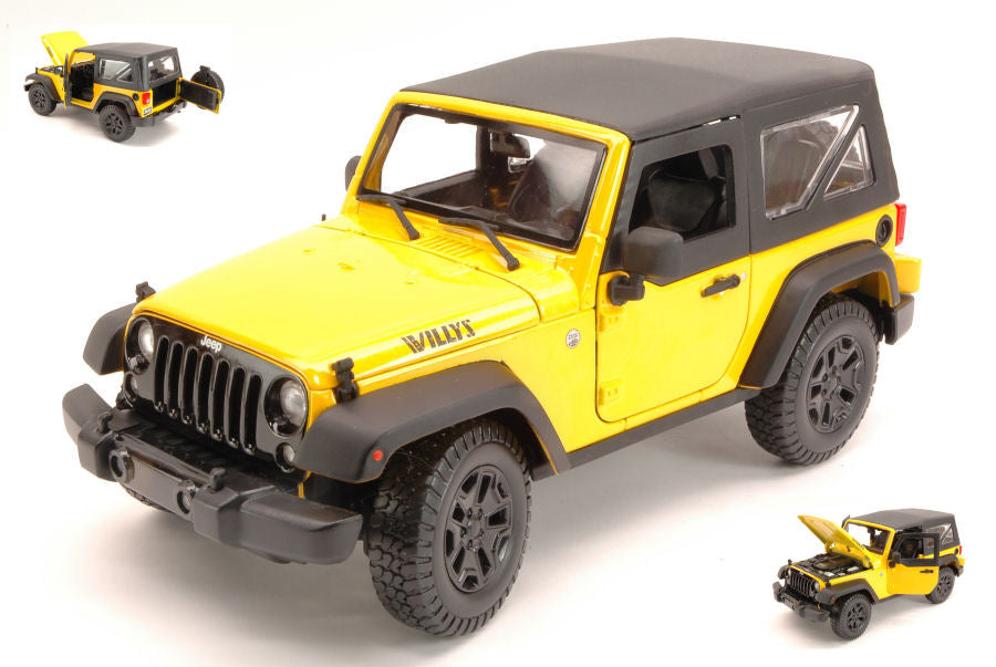 Jeep Wrangler 2014 giallo 1:18 – Maisto