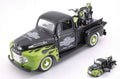 Ford F1 Pick Up 1948 W/harley Davidson Fl Panhead Black/green – Maisto 1:24