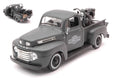 Ford F1 Pick Up 1948 W/harley Davidson Wla Flathead Matt Grey – Maisto 1:24