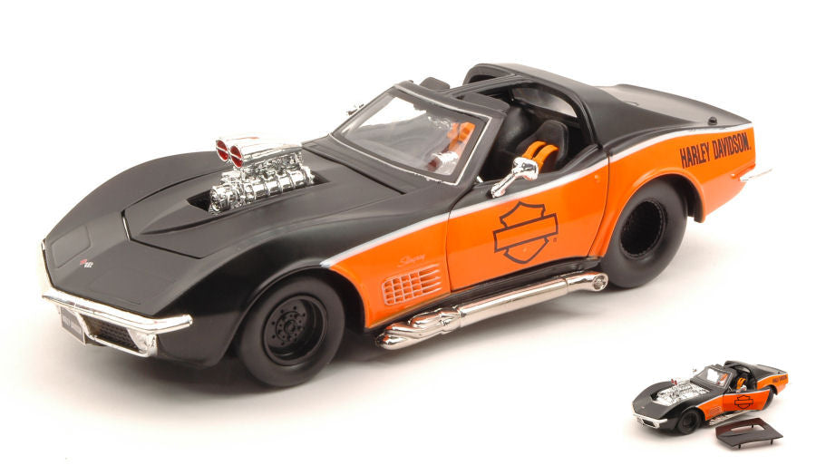 Chevrolet Corvette 1970 Harley Davidson – Maisto 1:24