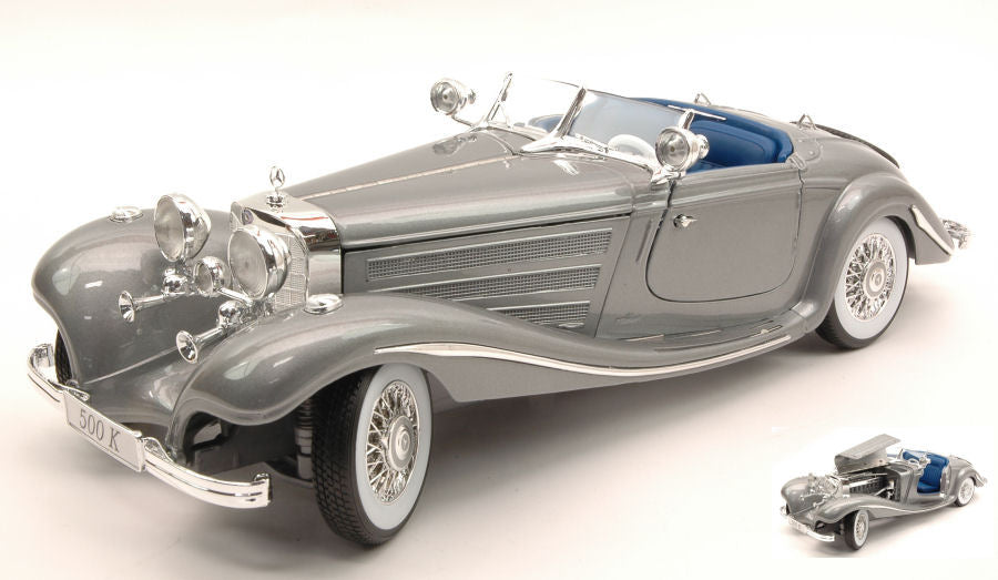 Mercedes 500 K Type 1936 Silver – Maisto 1:18