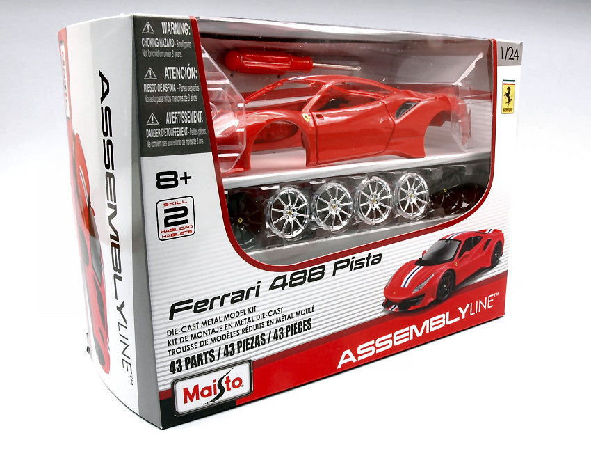 Ferrari 488 Pista Kit – Maisto 1:24
