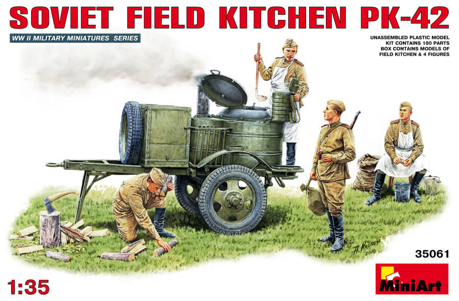 Soviet Field Kitchen KP-42 Kit – Miniart 1:35