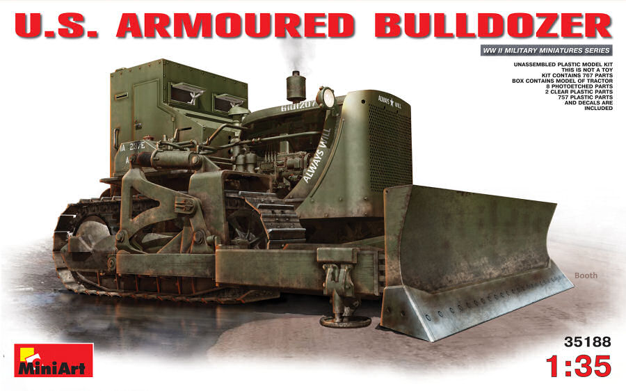 U.S. Armoured Bulldozer Kit – Miniart 1:35