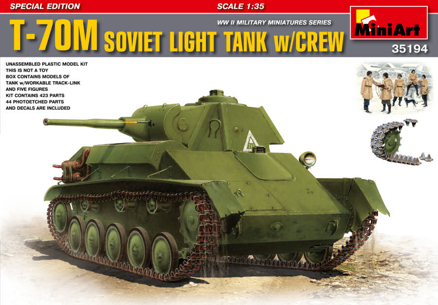 T-70 Soviet Light Tank Kit – Miniart 1:35