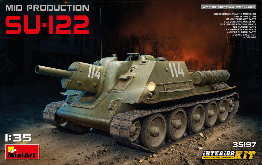 SU-122 Mid Production Kit – Miniart 1:35