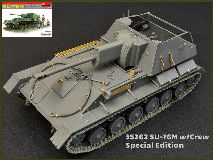 SU-76M W/crew Special Edition Kit – Miniart 1:35