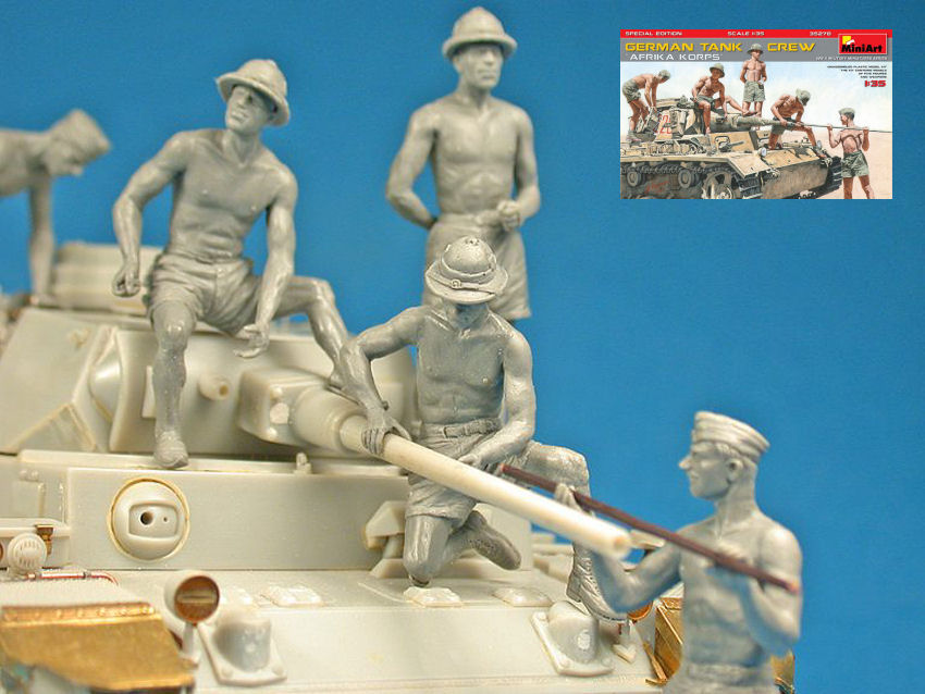 German Tank Crew Afrika Korps Kit – Miniart 1:35