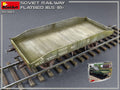 Soviet Railway Flatbed 16.5-18 T Kit – Miniart 1:35