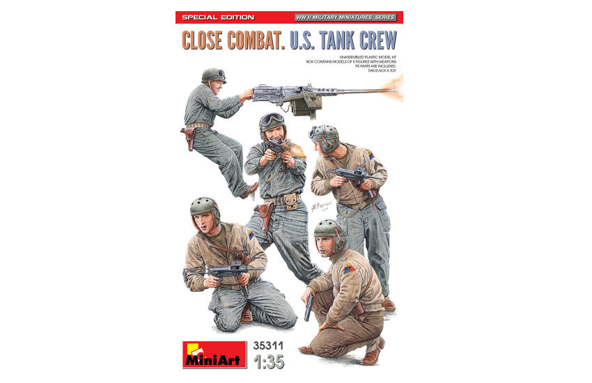 Close Combat U.S.TANK Crew Special Edition Kit – Miniart 1:35
