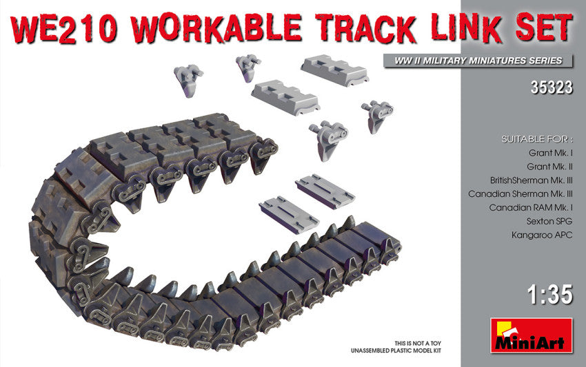 WE210 Workable Track Link Set Kit – Miniart 1:35
