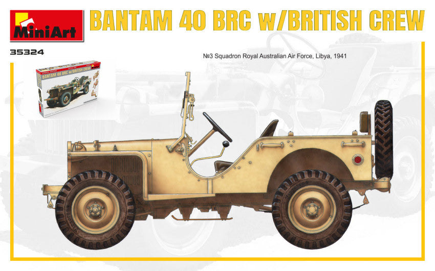 Bantam 40 Brc W/british Crew Kit – Miniart 1:35