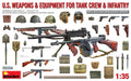 U.S. Weapons & Equipment For Tank Crew & Infantry Kit – Miniart 1:35