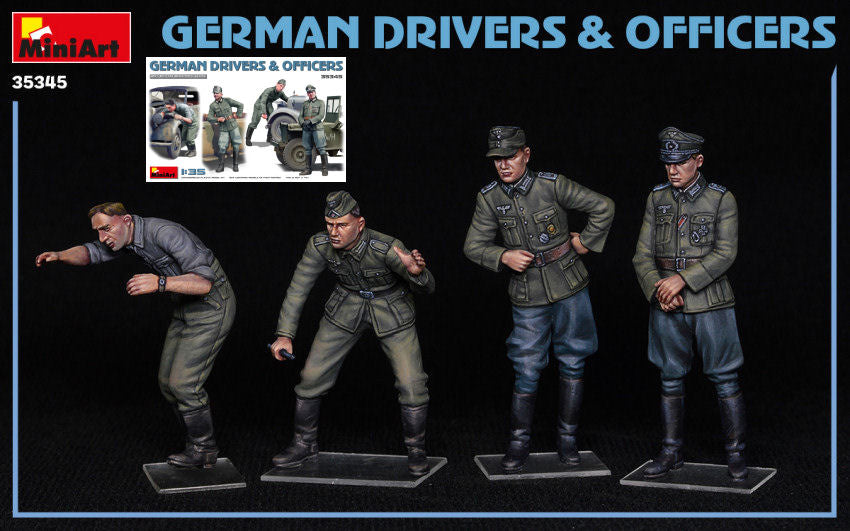 German Drivers & Officers Kit – Miniart 1:35