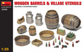 Wooden Barrels & Village Utensils Kit – Miniart 1:35