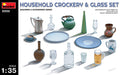 Household Crockery & Glass Set Kit – Miniart 1:35