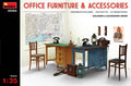 Office Forniture & Accessories Set Kit – Miniart 1:35
