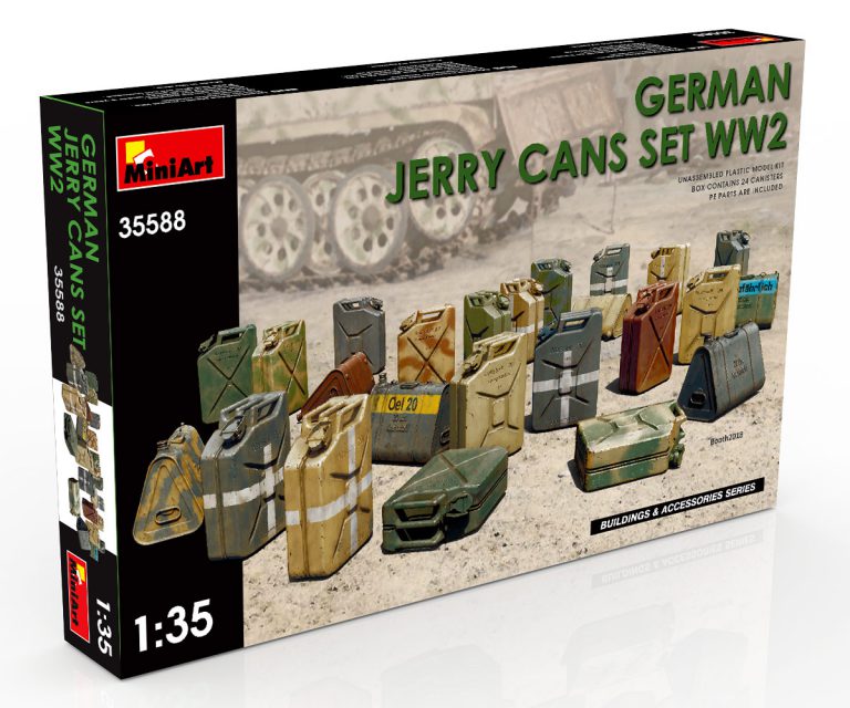 German Jerry Cans Set WWII Kit – Miniart 1:35