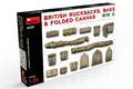 British Rucksacks Bags Folded Canvas WWII Kit – Miniart 1:35