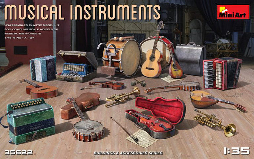 Musical Instruments Kit – Miniart 1:35