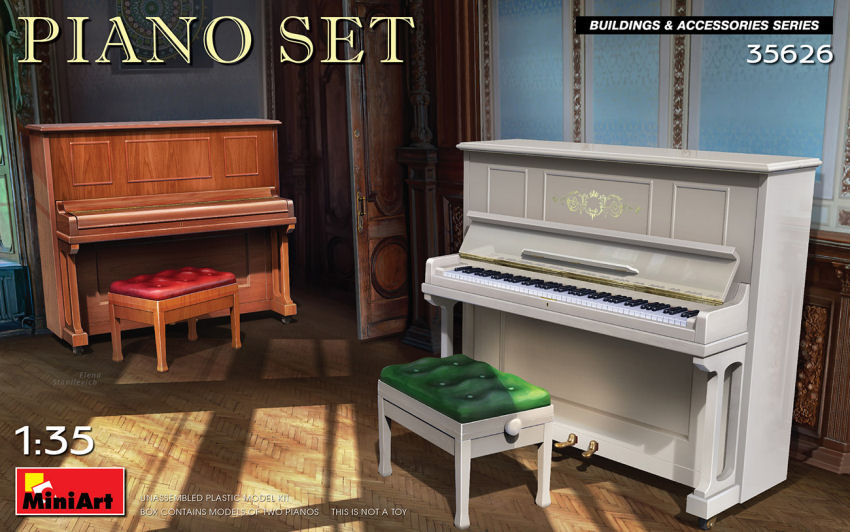 Piano Set Kit – Miniart 1:35