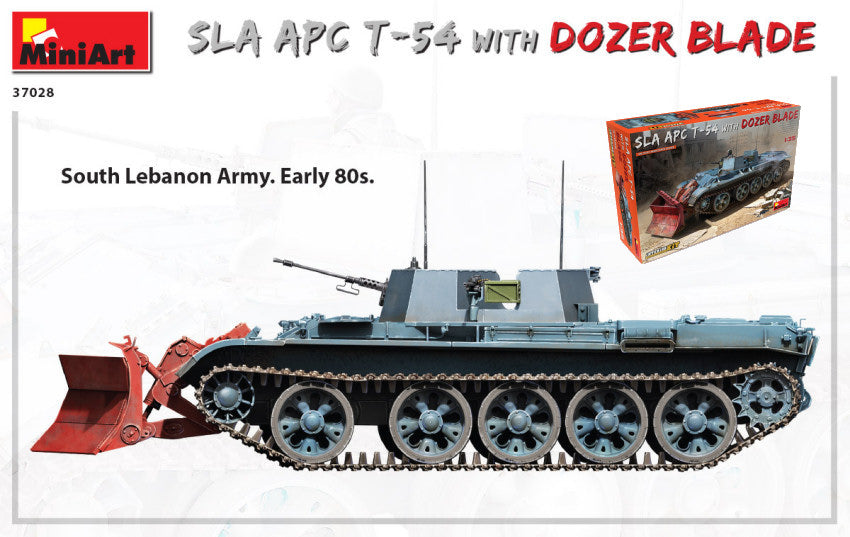 Sla Apc T-54 W/dozer Blade Interior Kit – Miniart 1:35