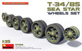 T-34/85 Sea Star Wheels Set Kit – Miniart 1:35