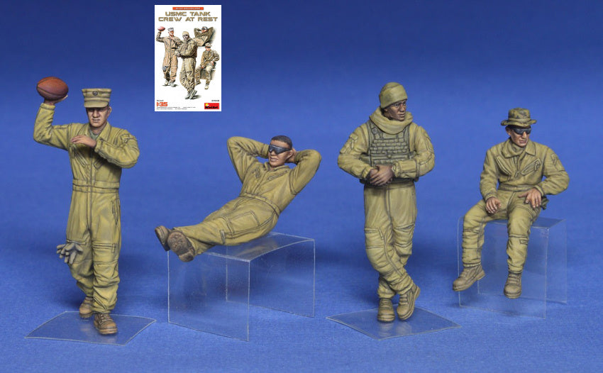 Usmc Tank Crew At Rest Kit – Miniart 1:35