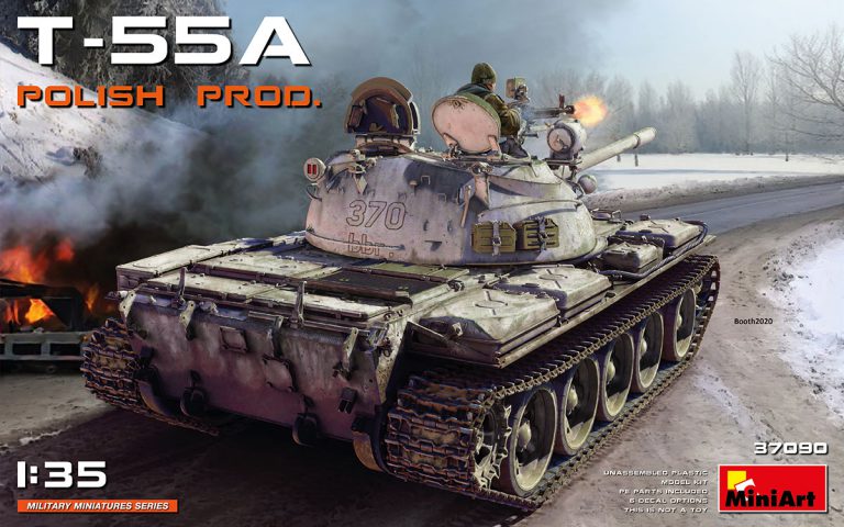 T-55A Polish Production Kit – Miniart 1:35