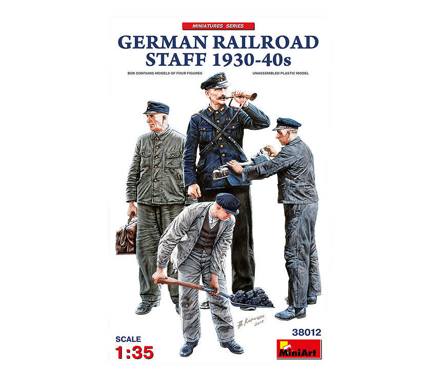 German Railroad Staff 1930-40s Kit – Miniart 1:35