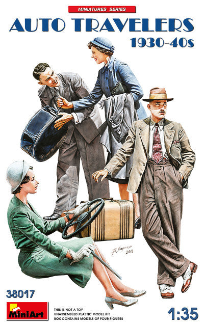 Auto Travelers 1930-40s Kit – Miniart 1:35