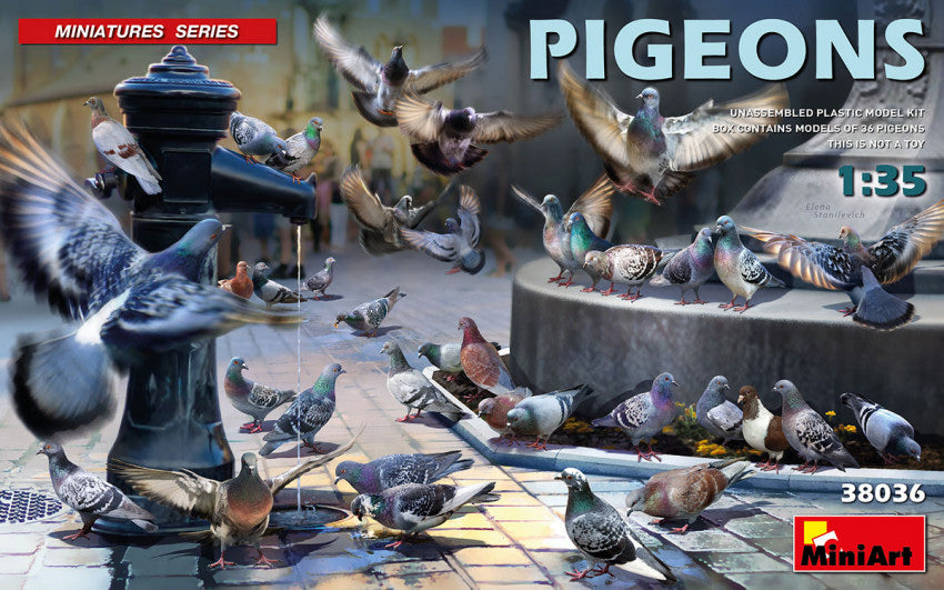 Piccioni Pigeons Kit – Miniart 1:35