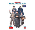 French Civilians 30-40s Kit – Miniart 1:35