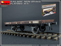 Railway Non-brake Flatbed 16.5 T Kit – Miniart 1:35