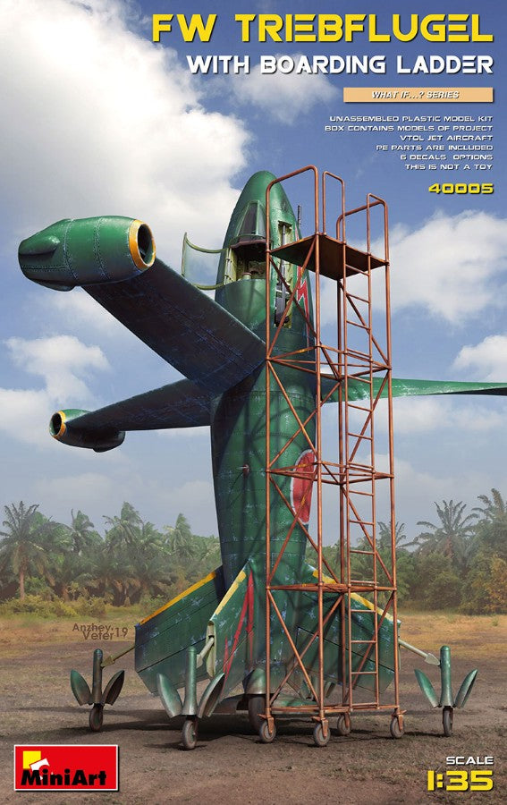 Fw Triebflugel With Boarding Ladder Kit – Miniart 1:35