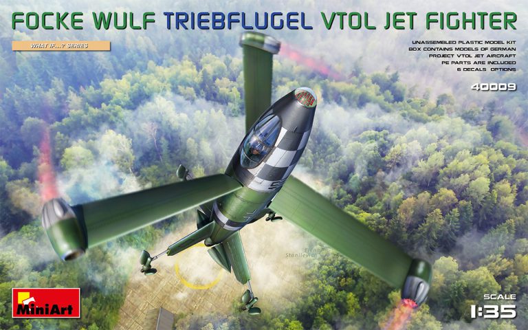 Focke Wulf Triebflugel (vtol) Jet Fighter Kit – Miniart 1:35
