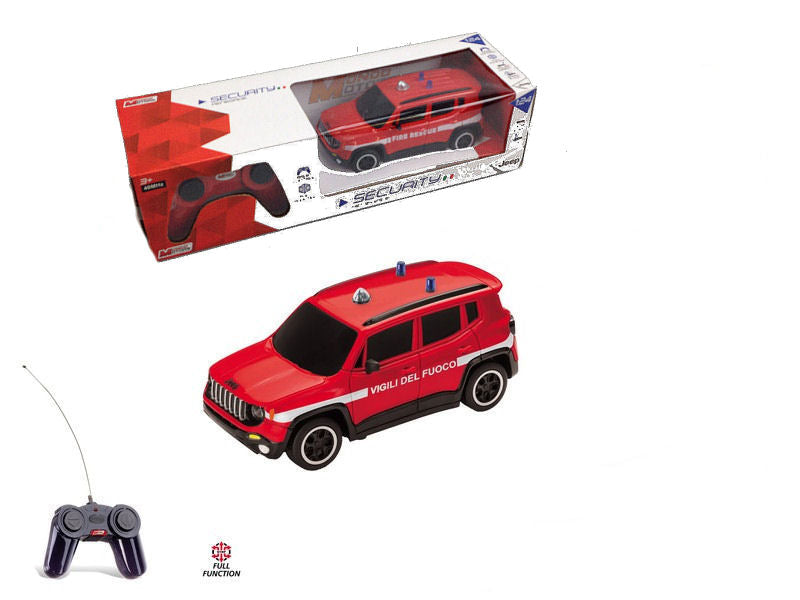 Jeep Renegade Vigili Del Fuoco Radiocomando – Mondo Motors 1:24