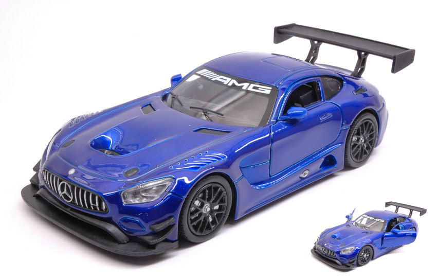 Mercedes GT3 AMG 2016 Metallic Blue – MotorMax 1:24