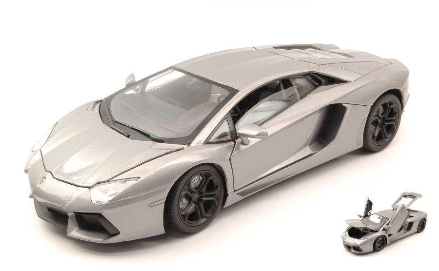 Lamborghini Aventador 2011 Blackish Grey – MotorMax 1:18