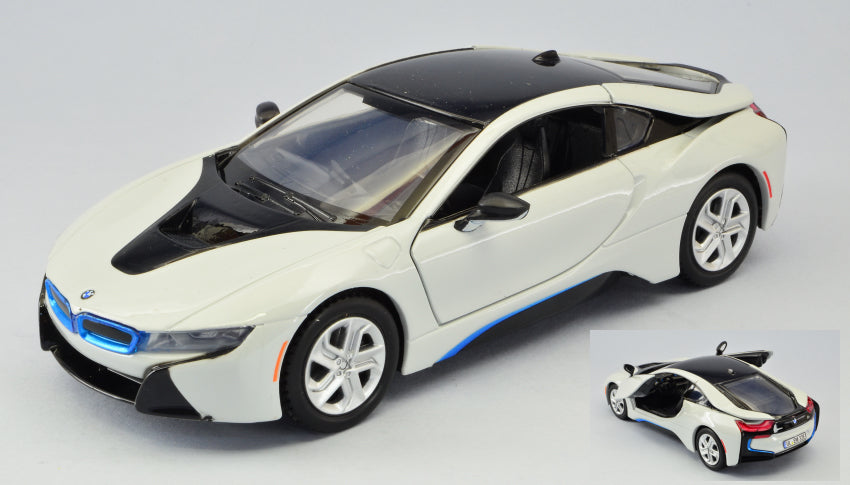 BMW i8 Coupe' 2019 White – MotorMax 1:24