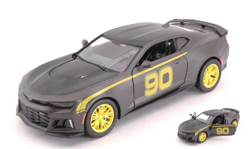 Chevrolet Camaro ZL1 2017 N.90 Matt Black – MotorMax 1:24