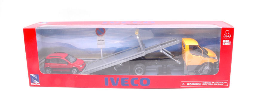 Iveco Daily Giallo C/panda Rossa – New Ray 1:43