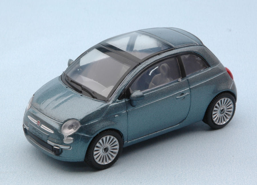 Fiat Nuova 500 2007 Metallic Blue – New Ray 1:43