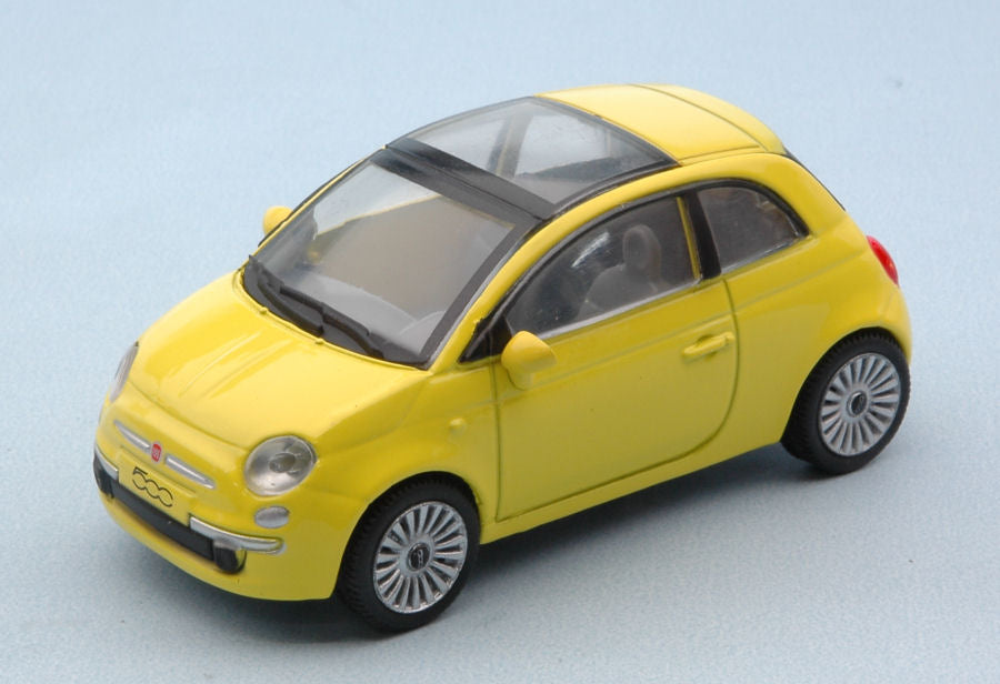 Fiat Nuova 500 2007 Yellow – New Ray 1:43