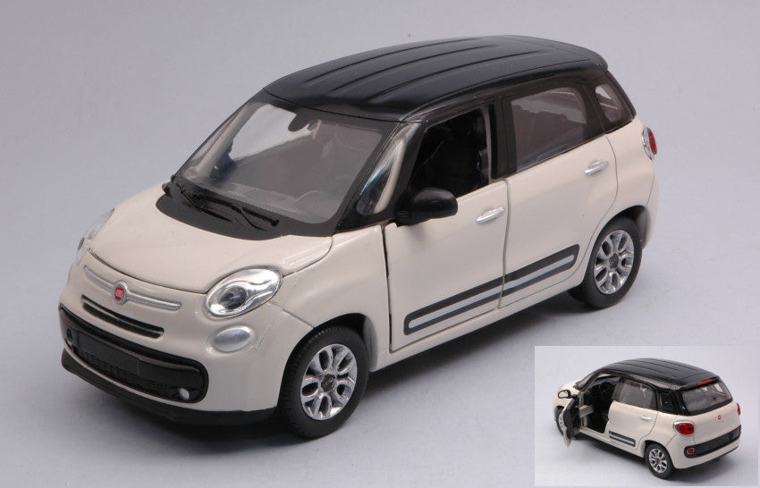 Fiat 500L 2013 White – New Ray 1:24