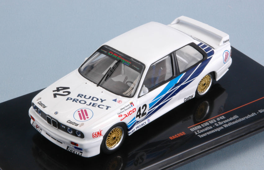 BMW M3 (E30) N.42 Wtcc Dijon 1987 J.CECCOTTO-G.BRANCATELLI – Ixo Model 1:43