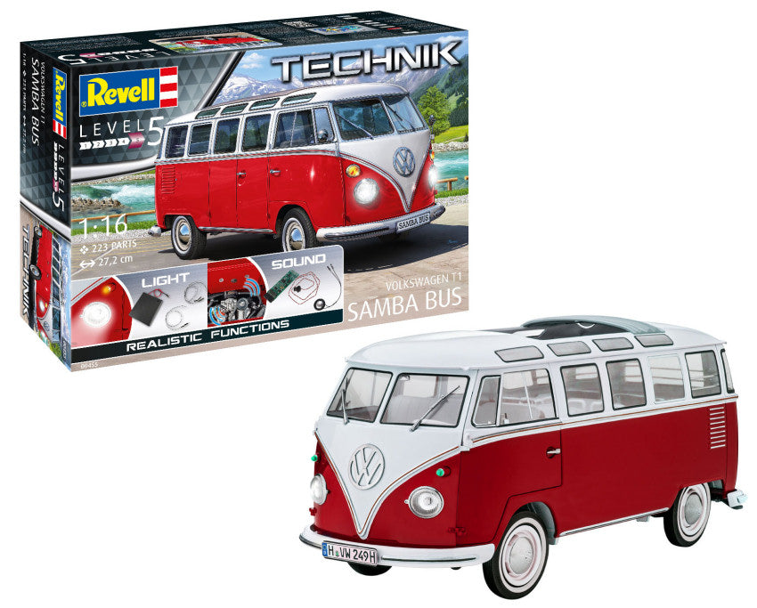 VW T1 Samba Bus Technik Kit – Revell 1:16