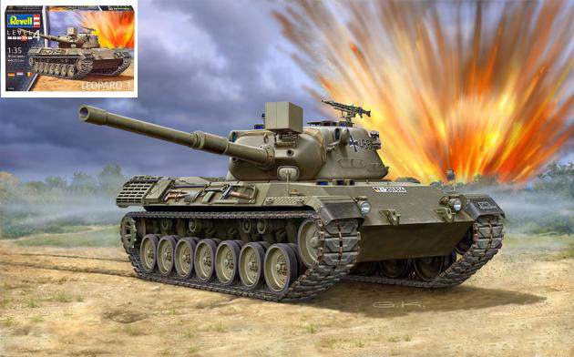 Leopard 1 (2-4 Production Batch) Kit – Revell 1:35
