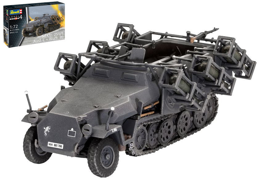 Sd Kfz 251/1 Ausf.c + WURFR.30 Kit – Revell 1:72