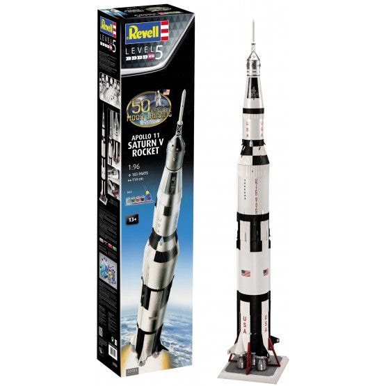 Apollo 11 Saturn V Rocket (50 Years Moon Landing) Kit – Revell 1:96